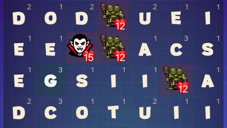 Scramble Quest gameplay screenshot